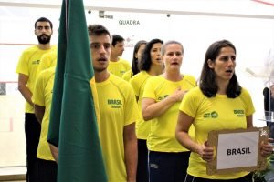 Seleção Brasileira de squash disputa o Campeonato Sul-Americano. Foto: Capital Squash Center