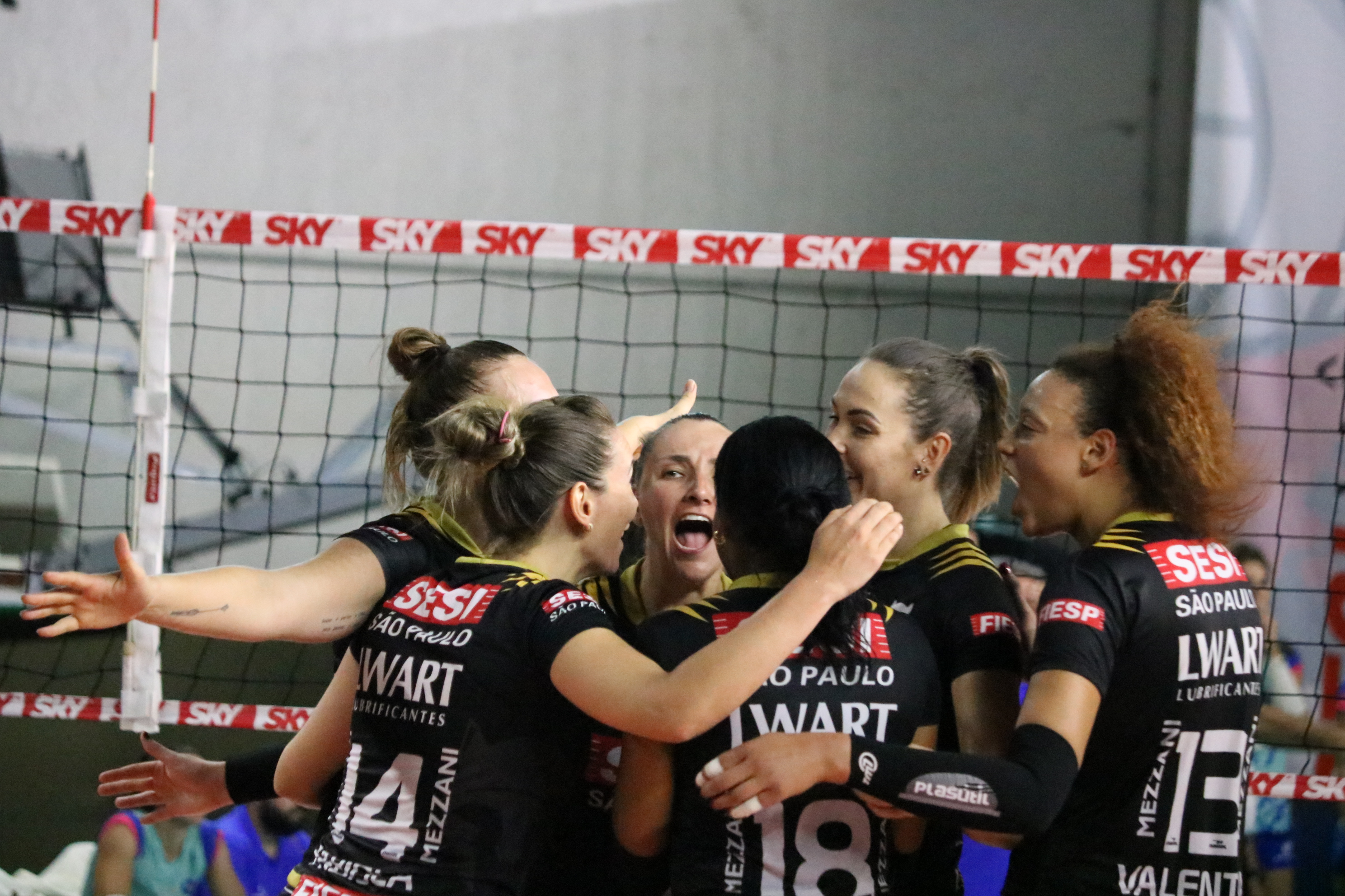 Superliga Feminina: Segunda rodada começa nesta terça-feira. Foto: Sesi Vôlei Bauru