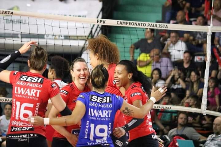 Atual campeão, Sesi-Bauru estreia no Paulista de vôlei contra