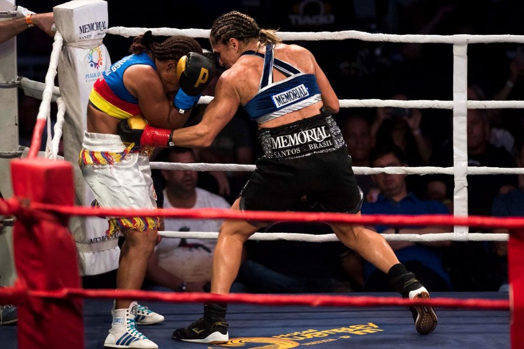 Campeã mundial, boxeadora Rose Volante treina para luta 'mais importante da vida'. Foto: Ivan Stori