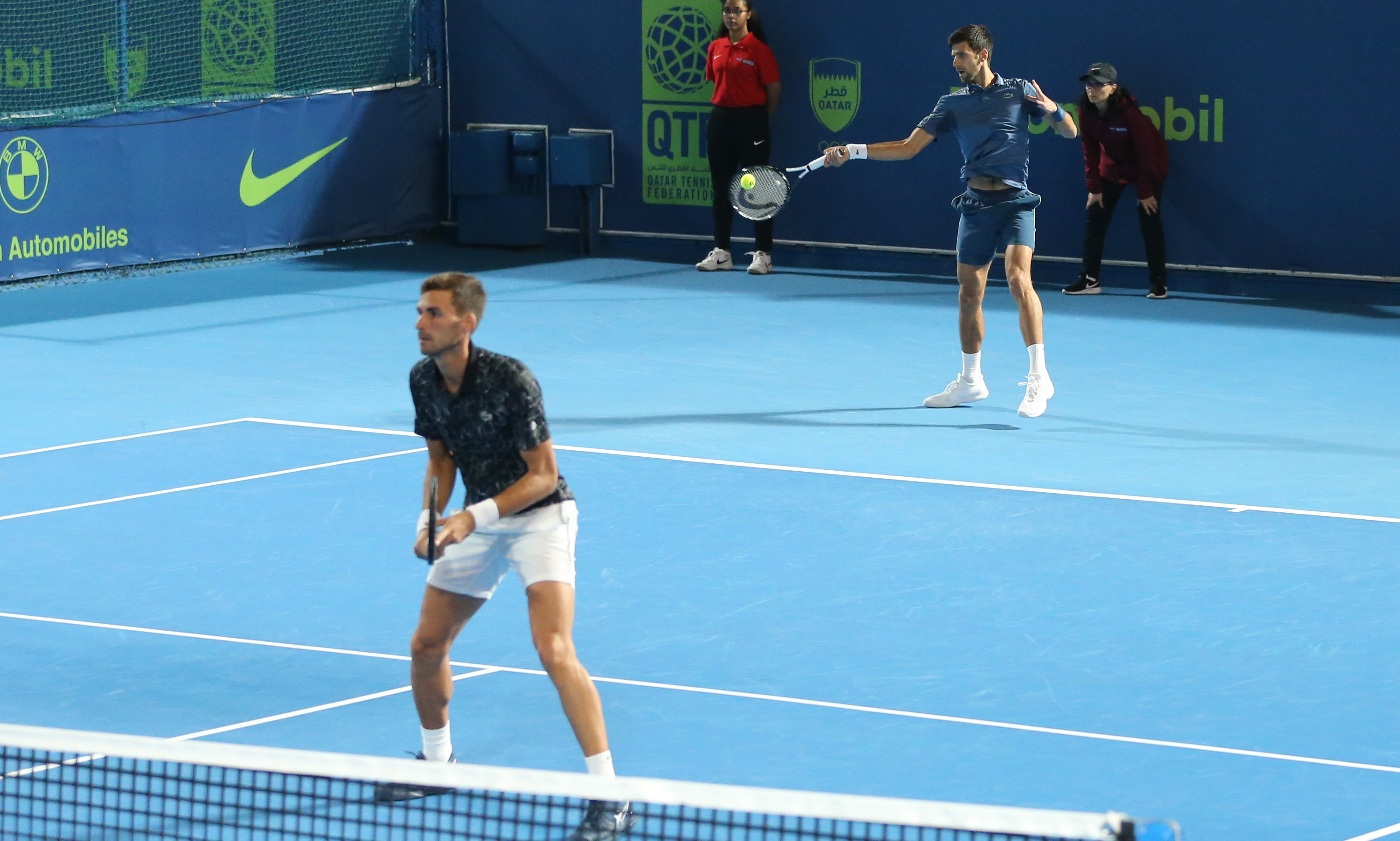 Djokovic mantém favoritismo no Qatar ExxonMobil Open 2019. Foto: Samer Rejjal - QTF