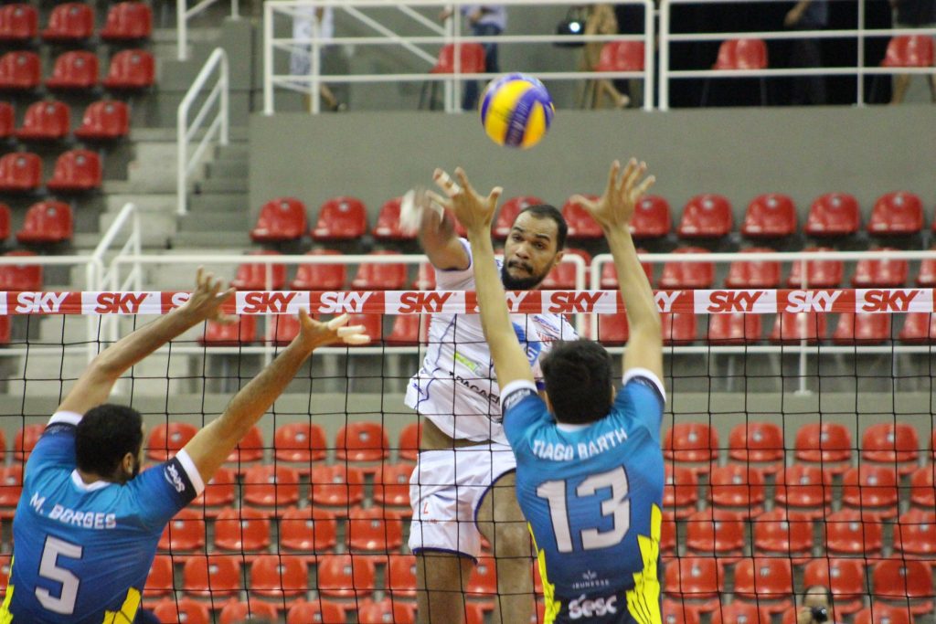 Superliga masculina: Vôlei Taubaté enfrenta SESI SP pela oitava rodada do returno. Foto: Taubaté Vôlei