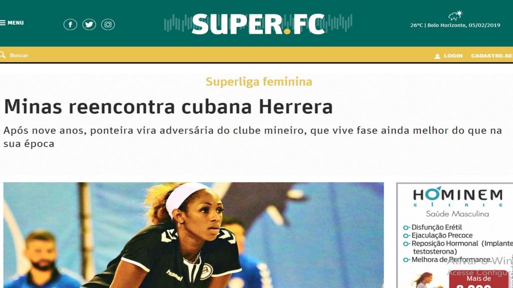 Herrera é destaque no Jornal O Tempo de Belo Horizonte