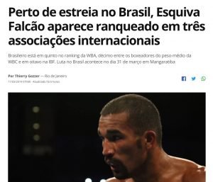 Esquiva Falcão é destaque no Globo Esporte.com
