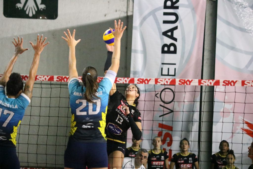 Superliga: SESI Vôlei Bauru tem jogo decisivo com atletas ProSports em quadra. Foto: Sesi Vôlei Bauru