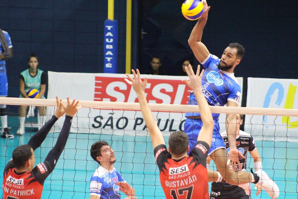 Superliga Masculina: Vôlei Taubaté recebe SESI-SP e tenta empatar a série final . Foto: Vôlei Taubaté