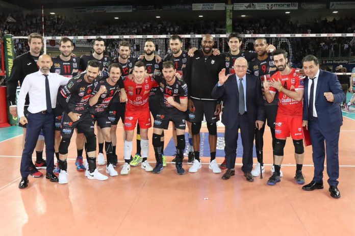 Liga Italiana: Civitanova, de Leal, empata série e joga fora de casa terceira partida da final. Foto: Civitanova Liga Italiana: Civitanova, de Leal, empata série e joga fora de casa terceira partida da final. Foto: Civitanova