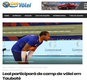 Confirmação de Leal no Pro Sports Volleyball Camp é destaque no Web Vôlei