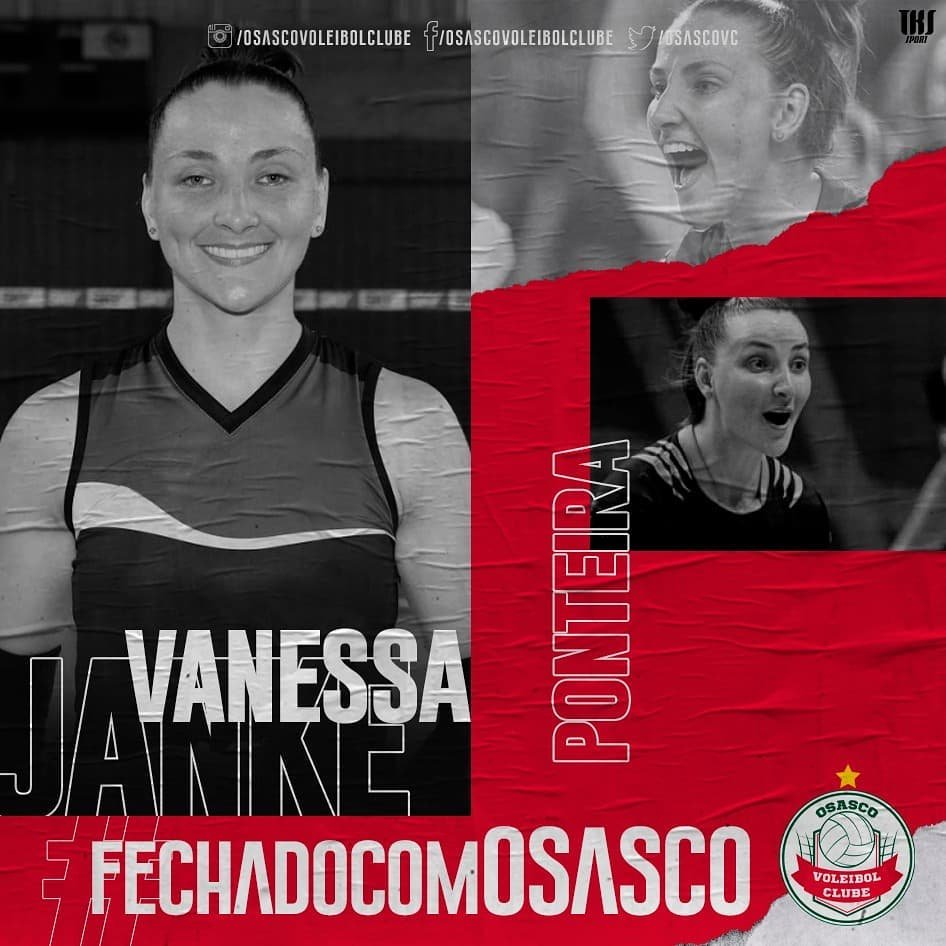 Vanessa Janke está no time do Osassco/Audax na temporada 2019/2020
