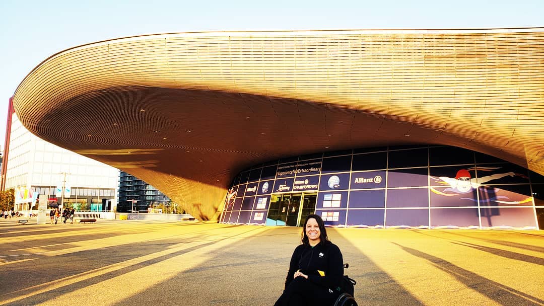 Edênia Garcia participa do Mundial de Paranatação em Londres