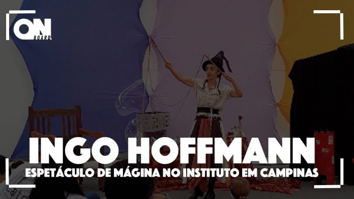 Apresentação de mágica no Instituto Ingo Hoffmann