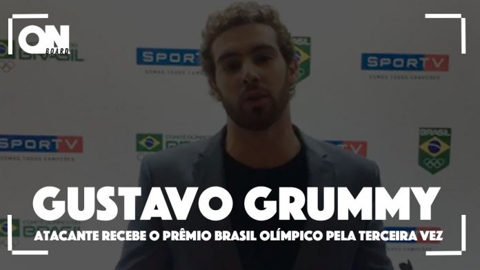 Grummy recebe o Prêmio Brasil Olímpico no RJ
