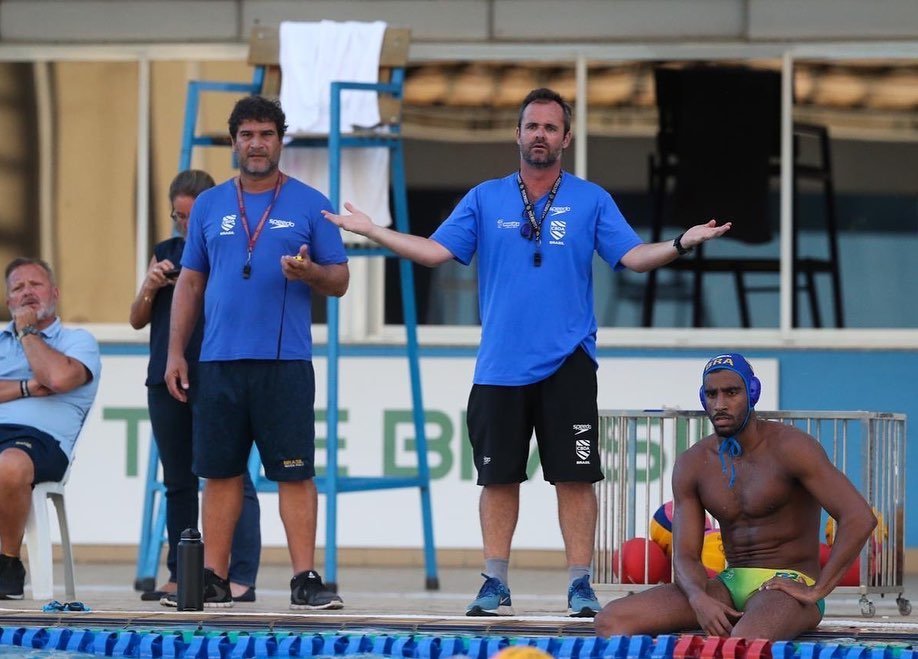 Avallone é técnico da Seleção Brasileira de Polo Aquático. Foto: @photos.lulu