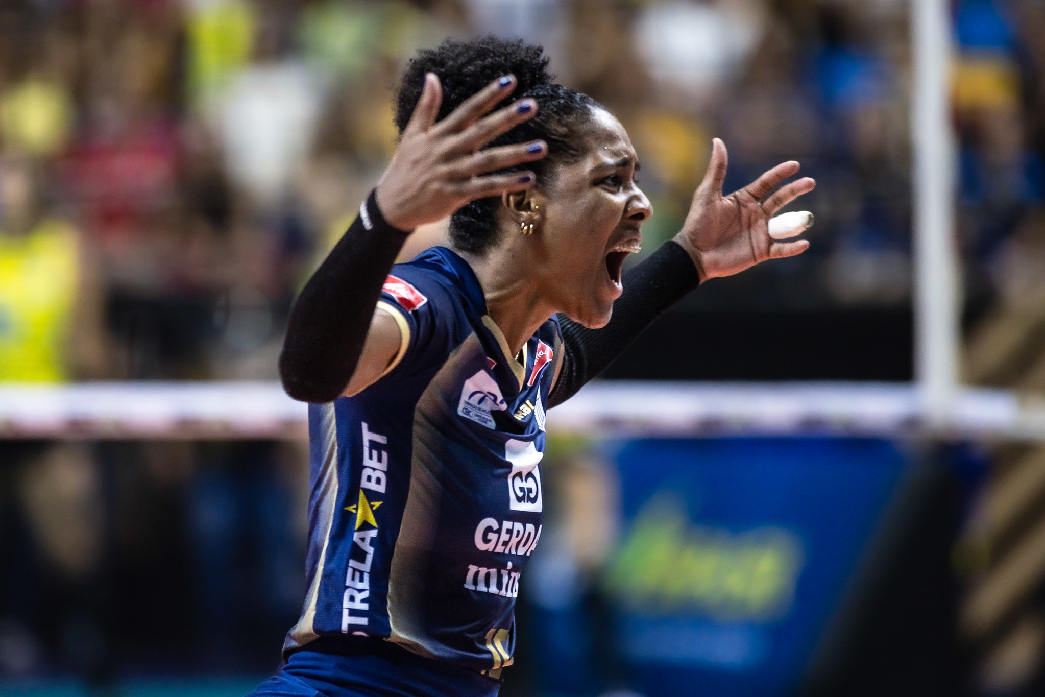 Ponteira Yonkaira Peña foi a MVP da final (Foto: Hedgard Moraes/Minas Tênis Clube)