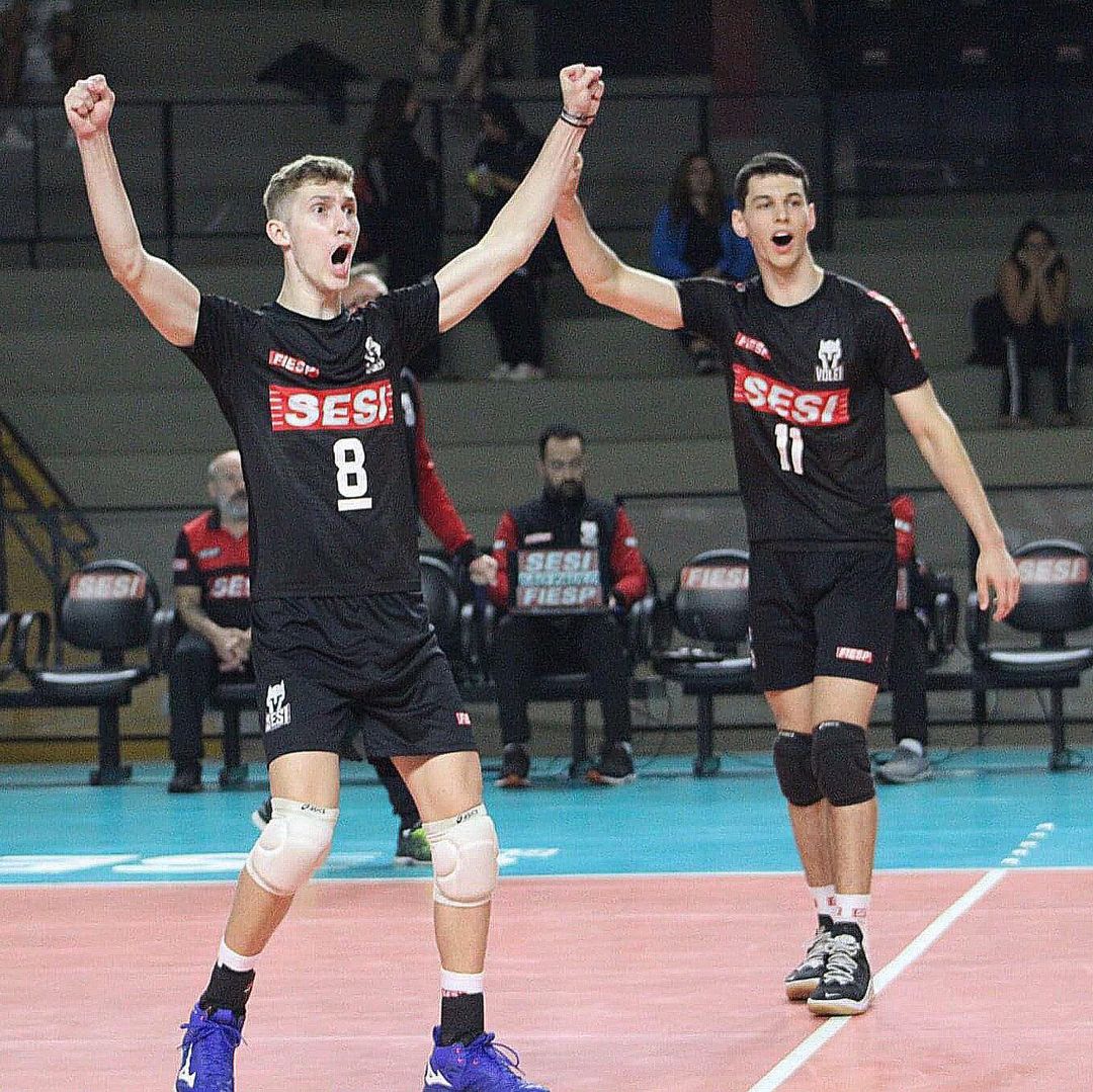Sesi Bauru e Joinville fazem semifinal da Superliga masculina (Foto: Divulgação/Sesi Bauru)