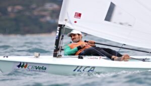 Velejador na disputa da última Copa Brasil de Vela (Foto: On Board Sports)