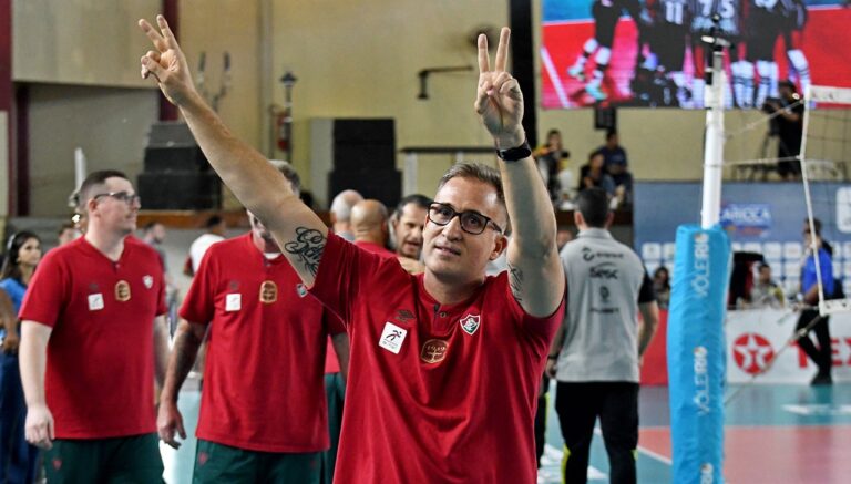 Vôlei: após quebrar jejum no Carioca, técnico do Fluminense mostra otimismo para a Superliga